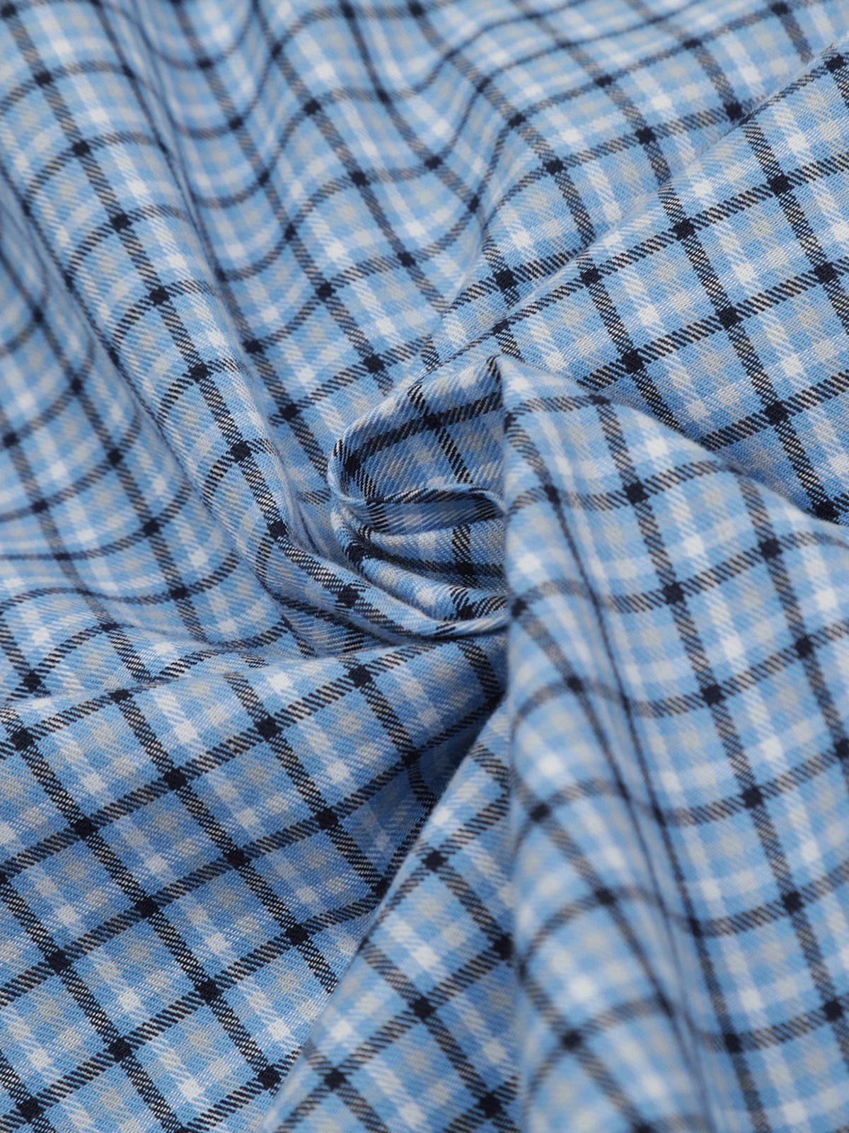 Plaid Patchwork Long Sleeve Shirt