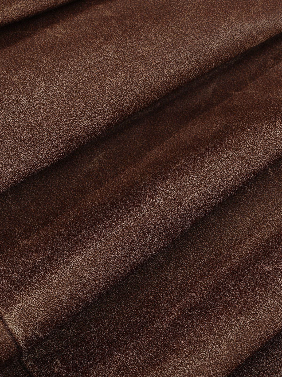 Heart Belt Faux Leather Pleated Skirt