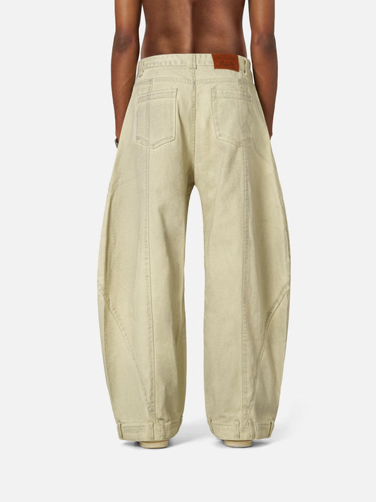 Reverse Super Baggy Barrel Jeans