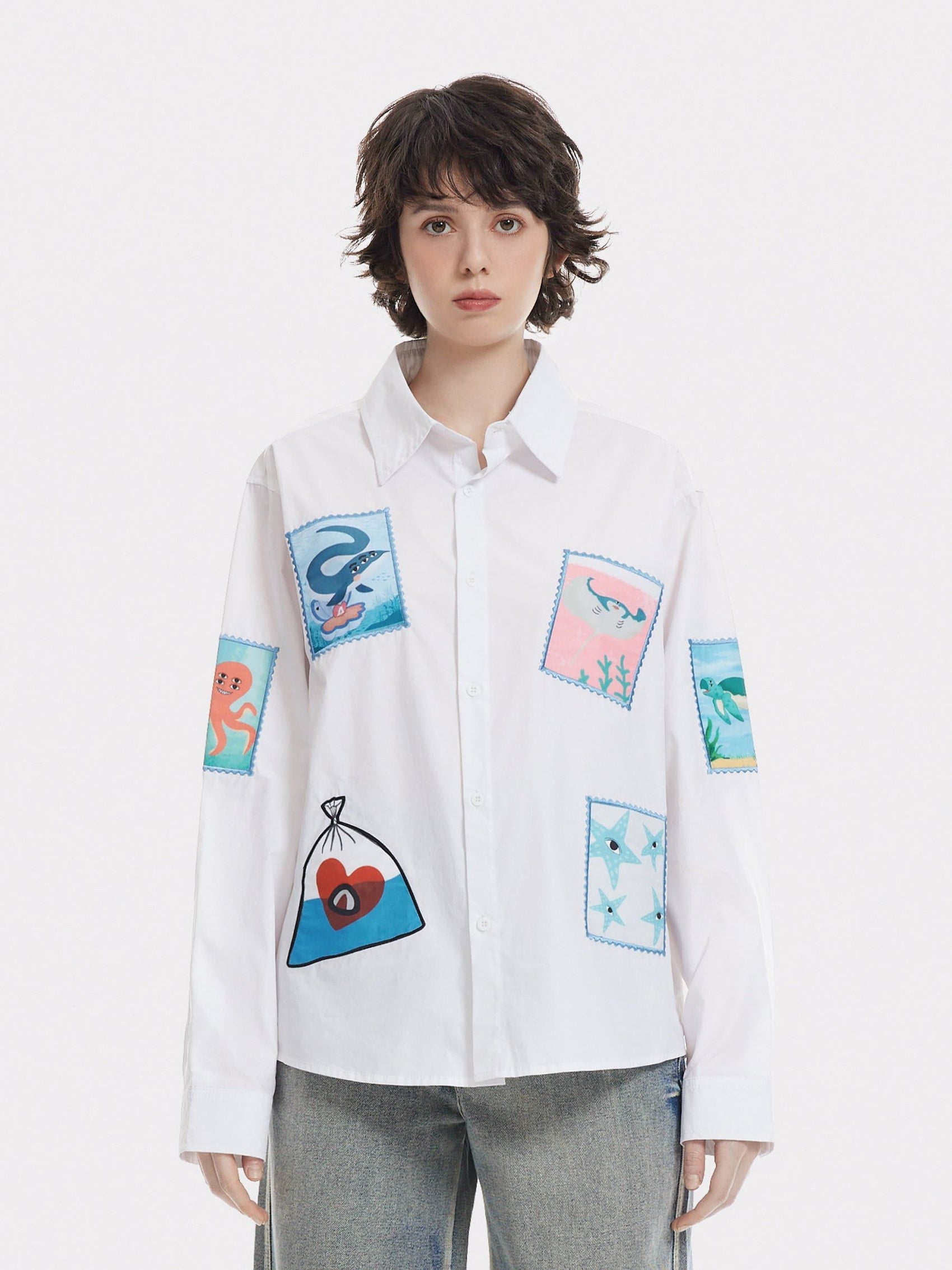 Sea Animal Long Sleeve Shirt
