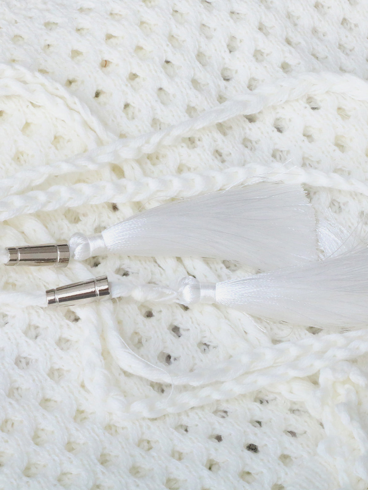 Star Open Knit Wool Blend Cami Top