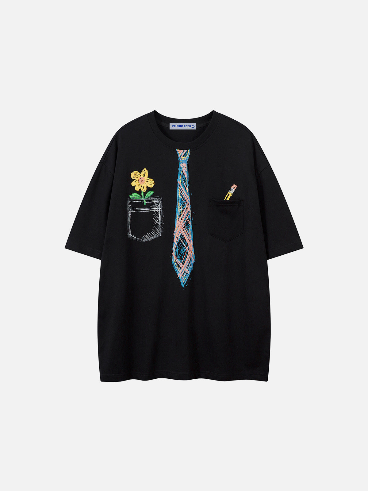 Graffiti Necktie Tee