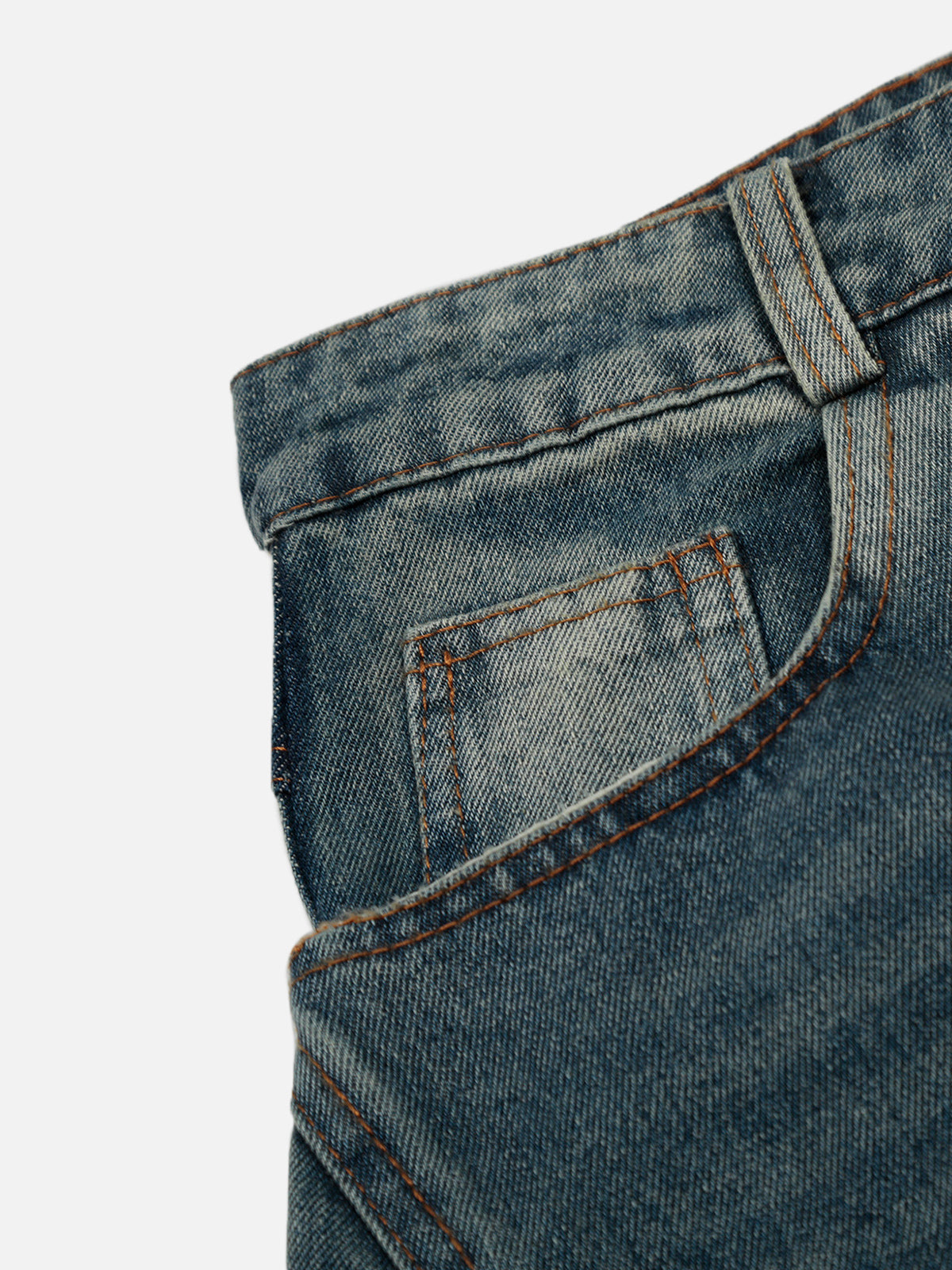 Leopard Kerchief Super Baggy Barrel Jeans