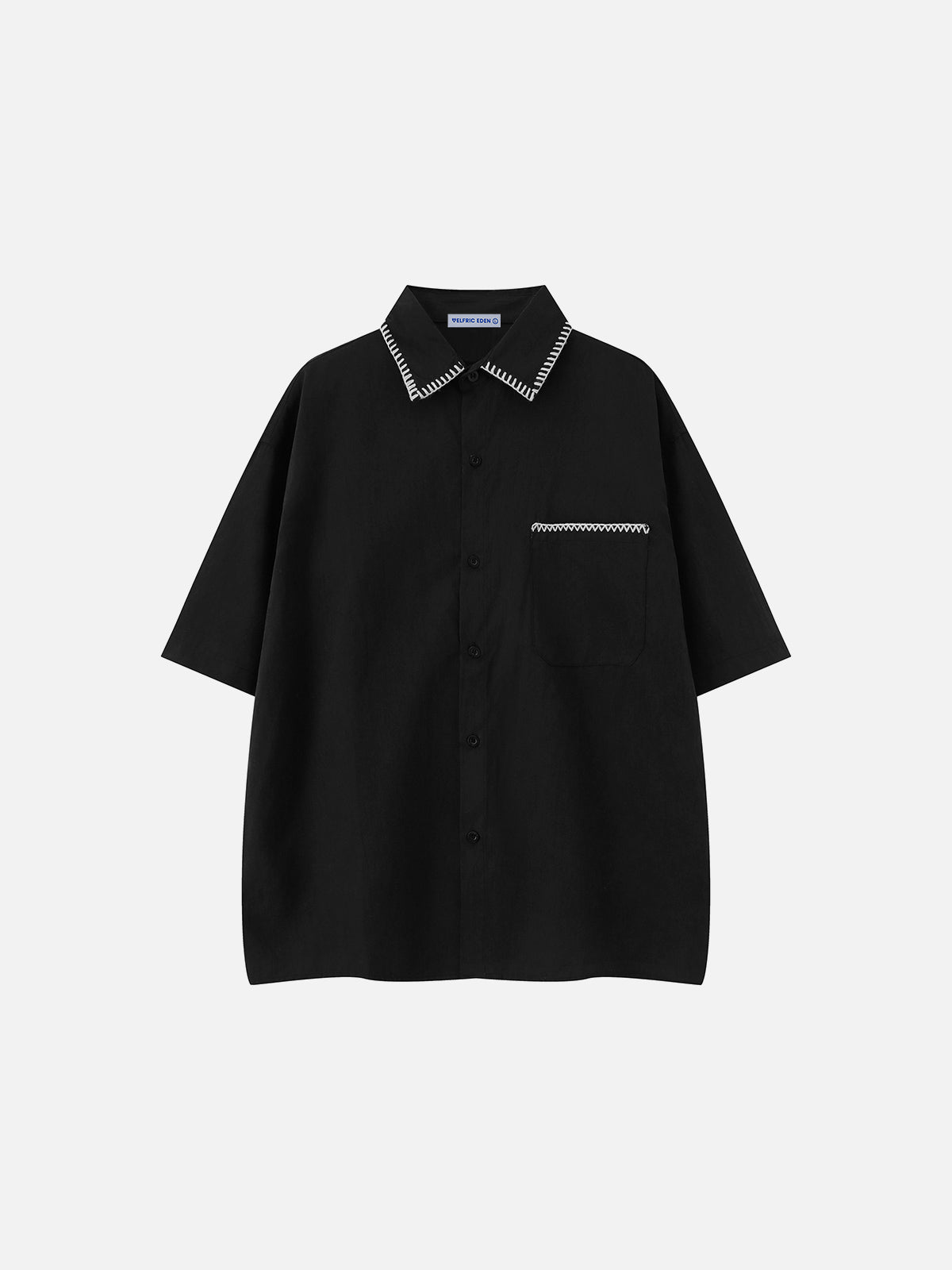 Embroidery Short Sleeve Shirt