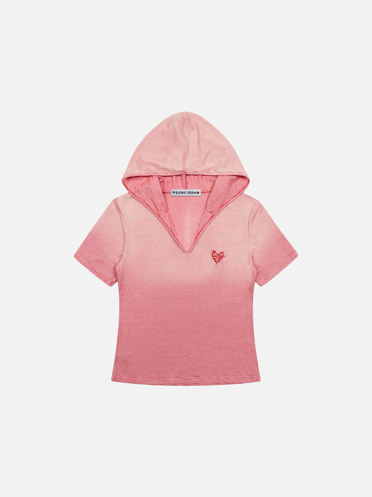 Gradient Washed Hooded Tee