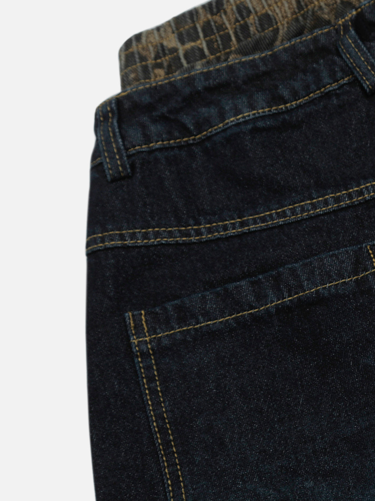 Camouflage Double Waist Longline Jorts