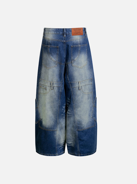 Multi Pocket Baggy Jeans