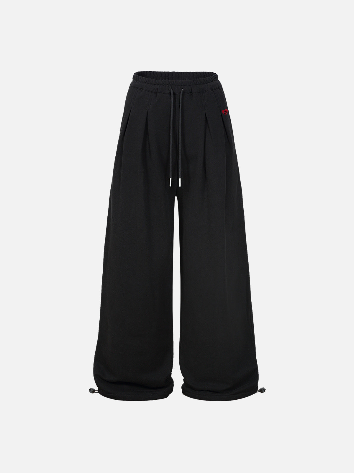 Pleated Baggy Sweatpants