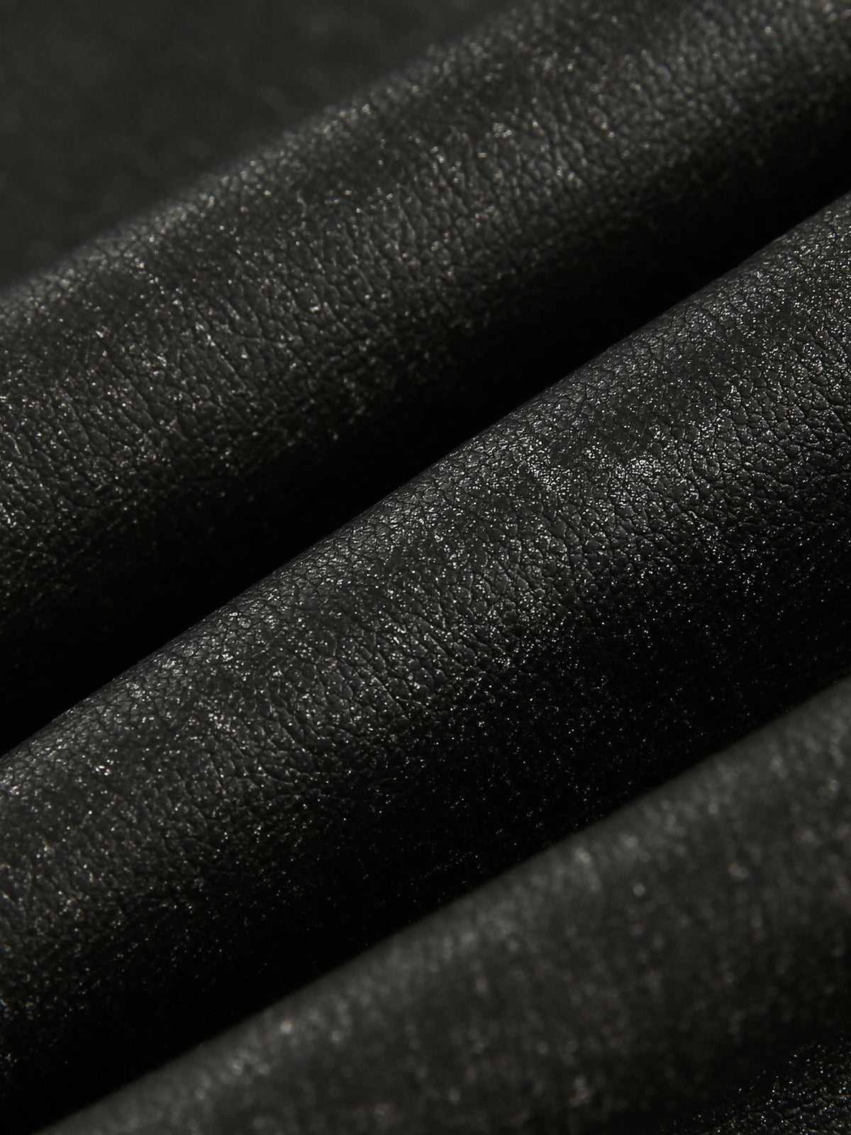 Wrinkle Faux Leather Skirt