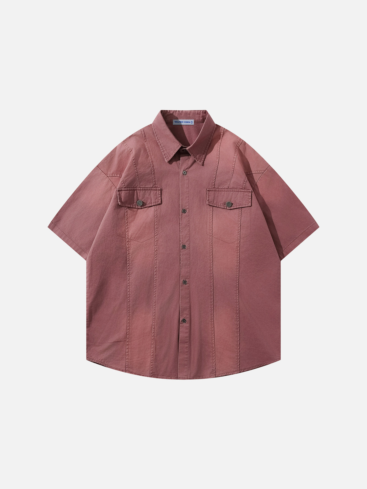 Gradient Washed Short Sleeve Shirt