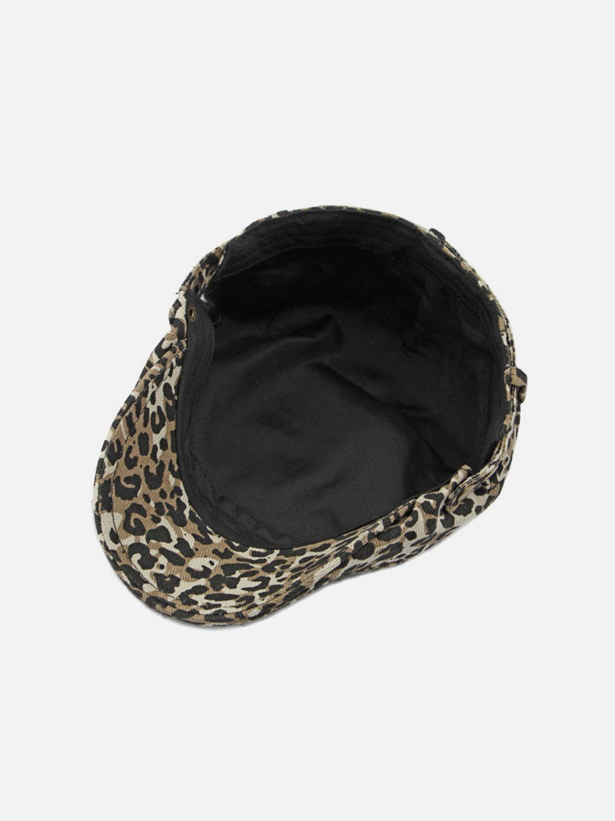 Vintage Leopard Print Beret