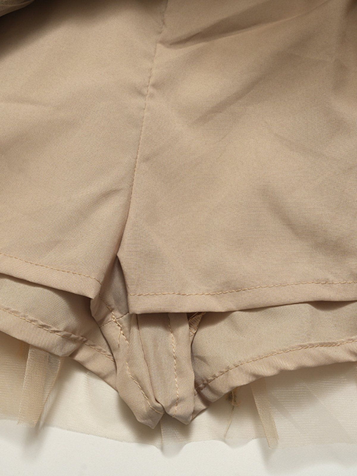 Fringe Patchwork Denim Skirt