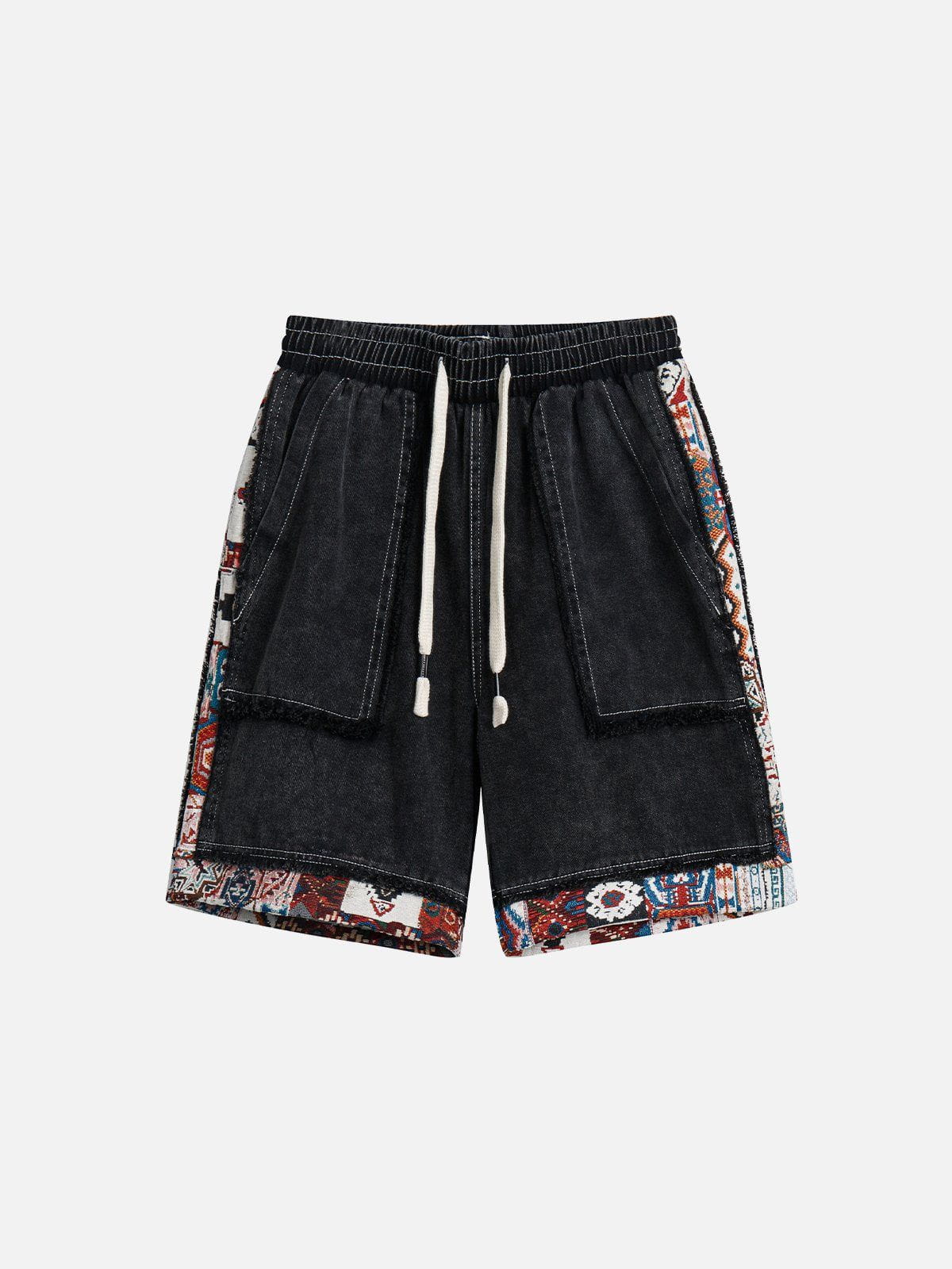 Tribe Culture Pattern Washed Jorts