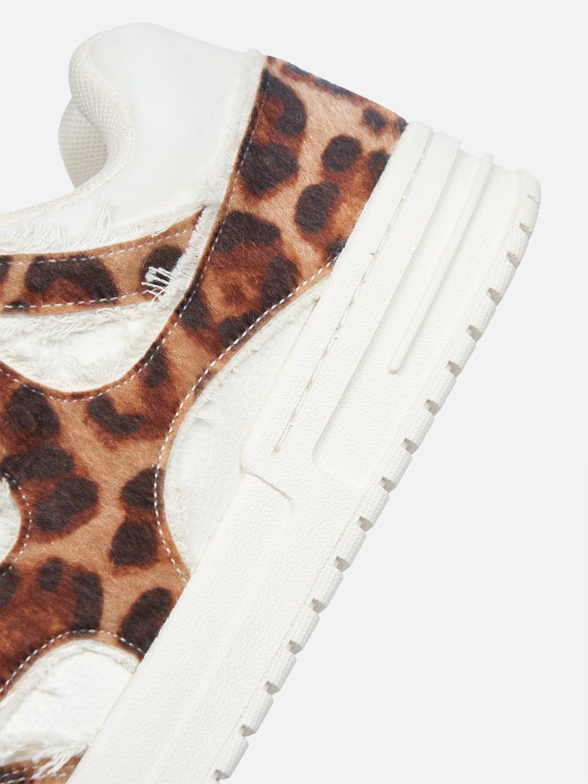 StarryClimb Leopard Print Patchwork Shoes