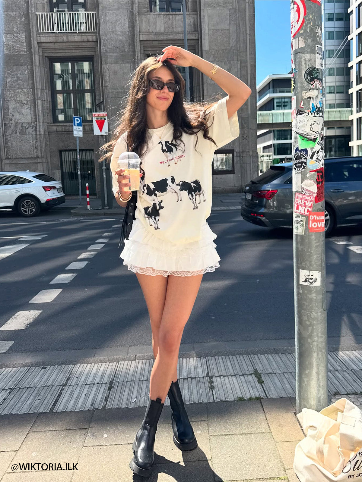 Dairy Cow Print Tee