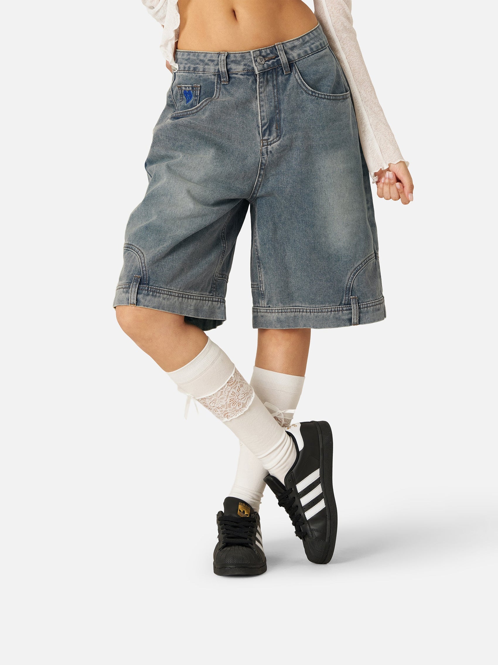Washed Reverse Jorts