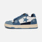 StarryClimb Patchwork Avocado Green Star Skate Shoes