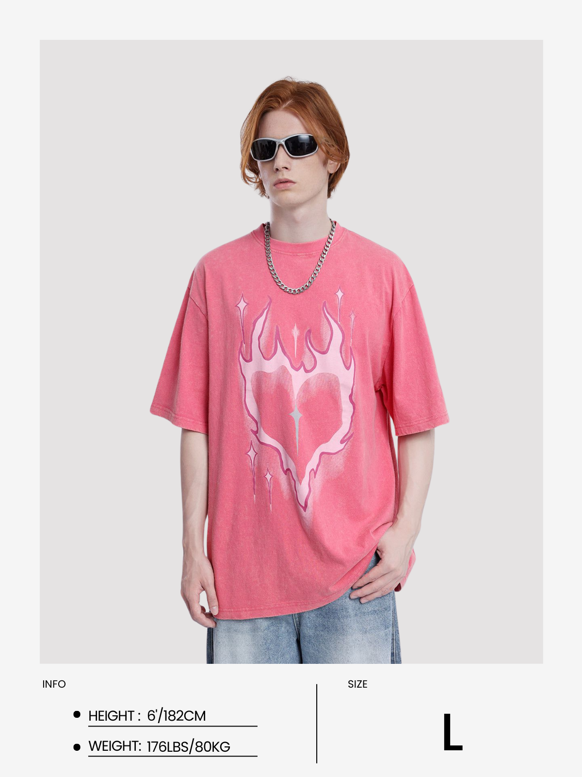 Love Flame Print Tee