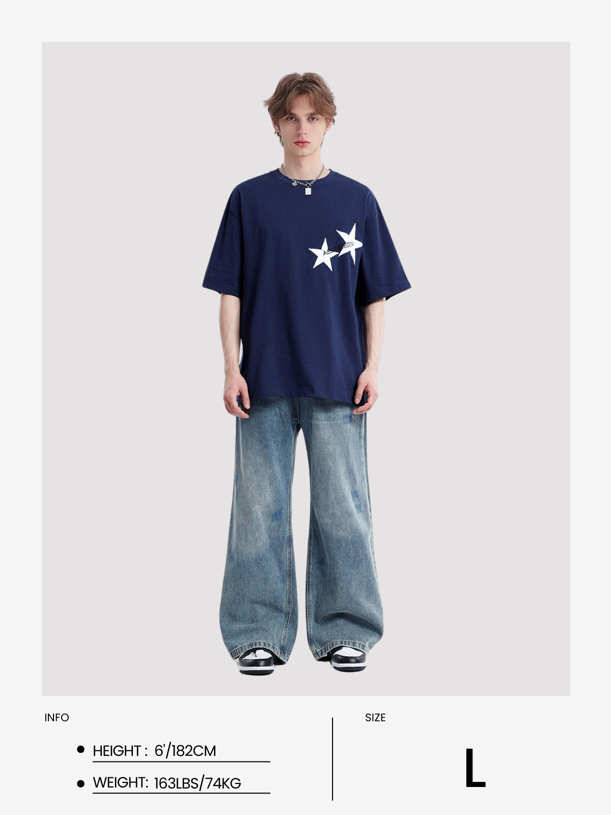 Embroidery Star Tee
