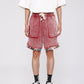 Tribe Culture Pattern Washed Jorts