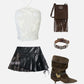 Star Open Knit Wool Blend Cami Top