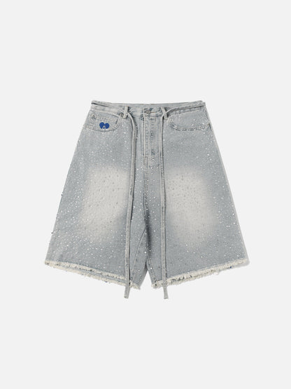 Rhinestone Jorts