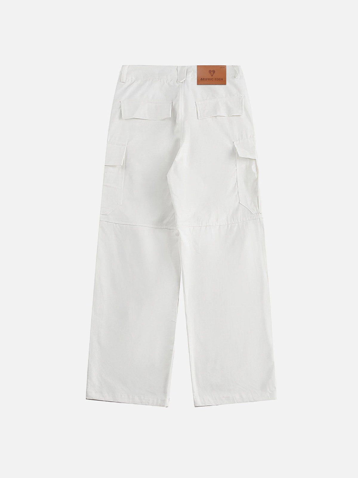 Solid Pocket Cargo Pants