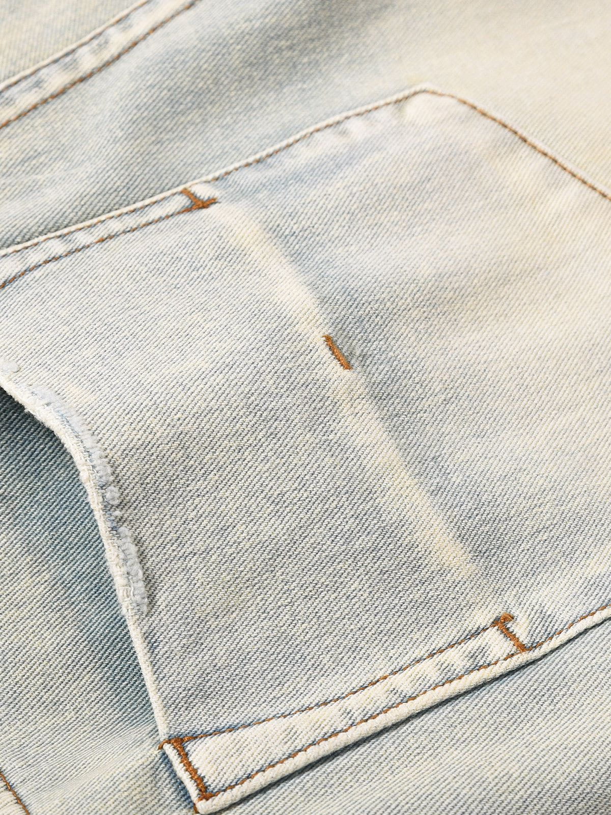 Washed Loose Jeans
