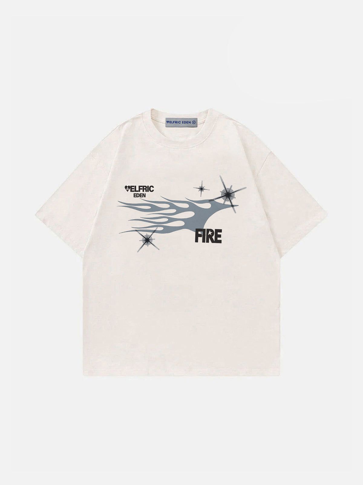 Flame Star Print Tee