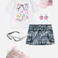 Heavy Washed Denim Skirt