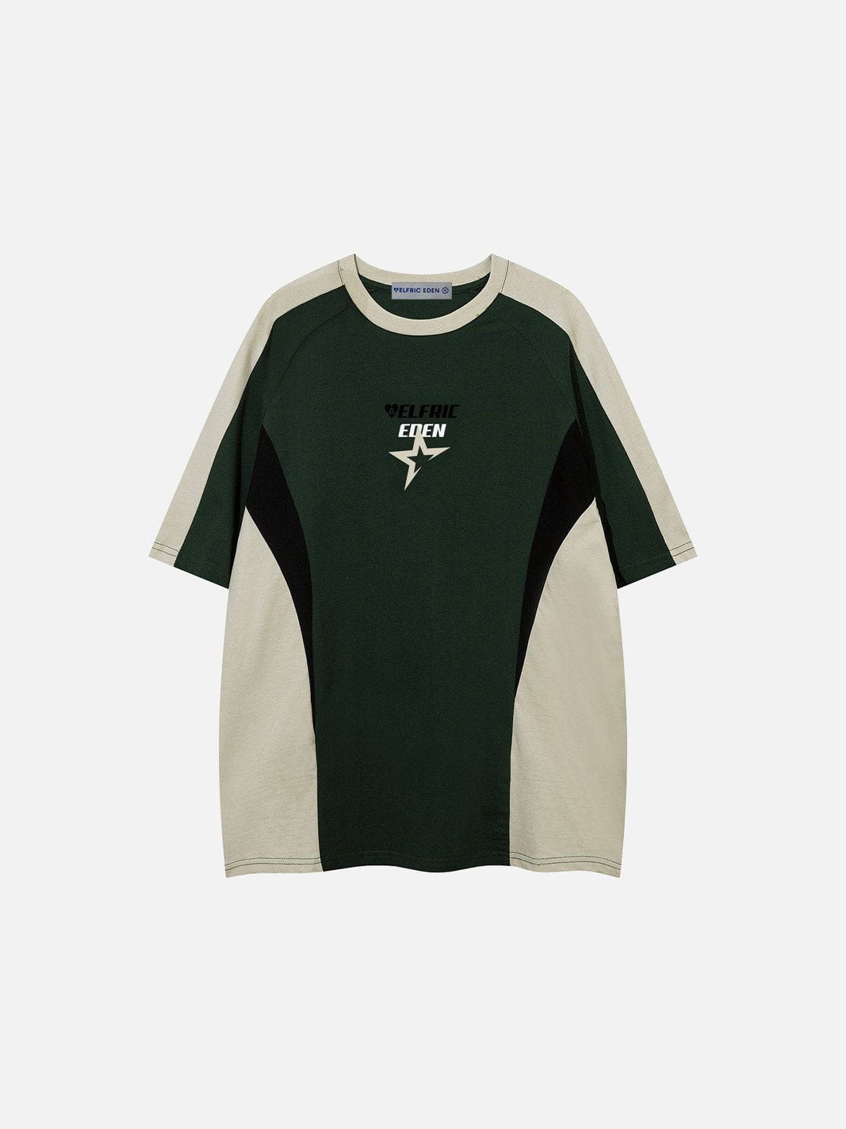 Color Blocking Star Tee