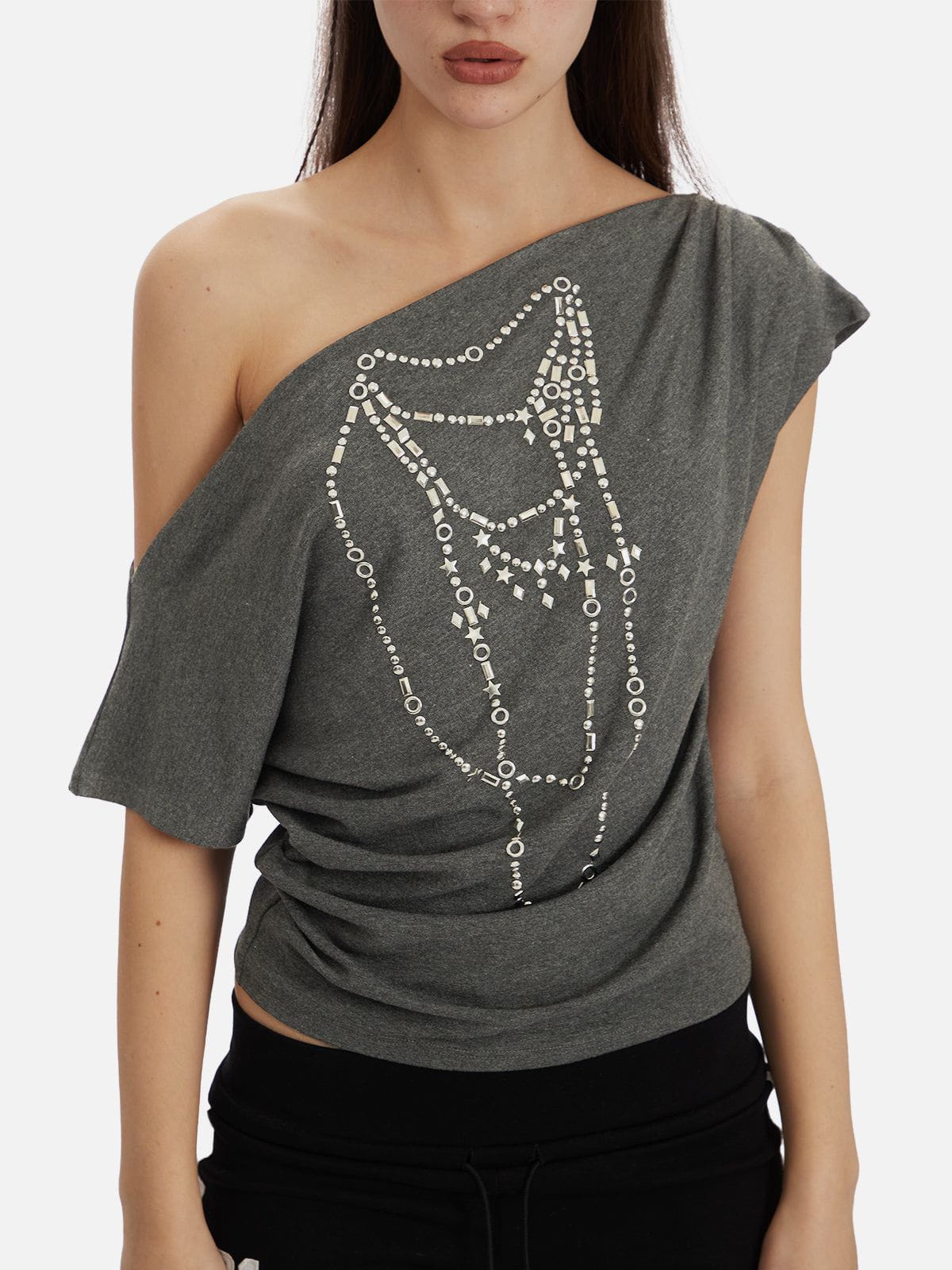 Hotfix Rhinestone Tee