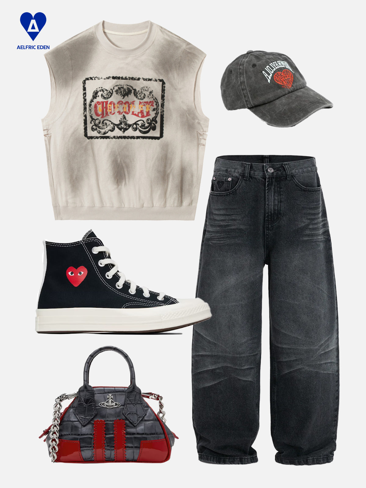Blurring Print Tank Top