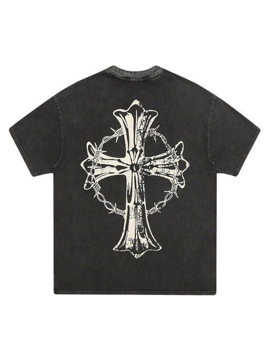 Retro Street Our Lady Of The Cross T-shirt