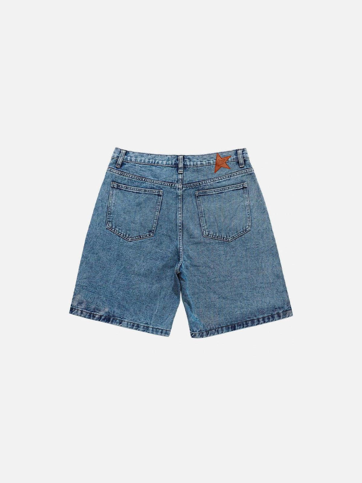Star Patchwork Jorts