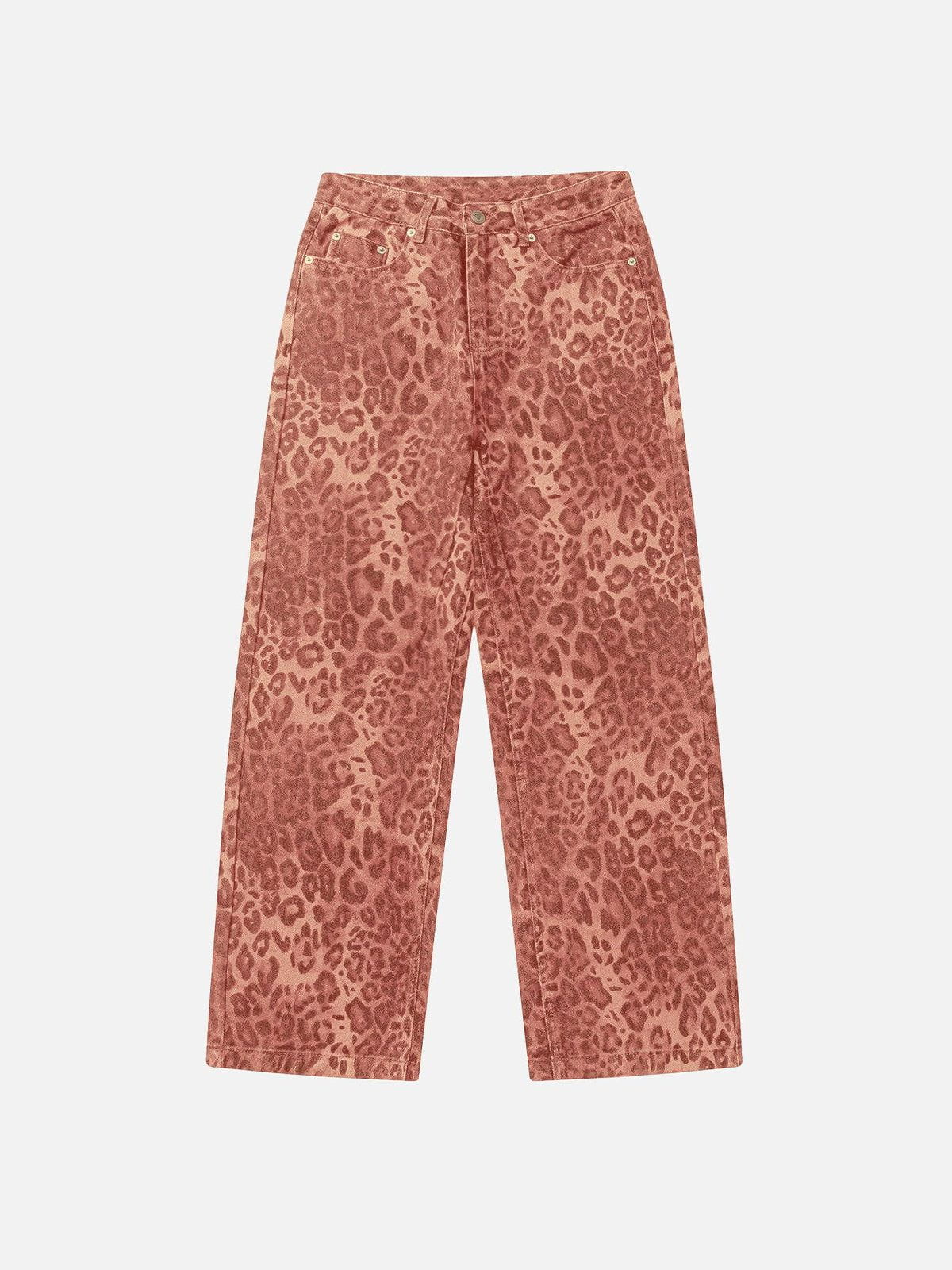Leopard Print Jeans