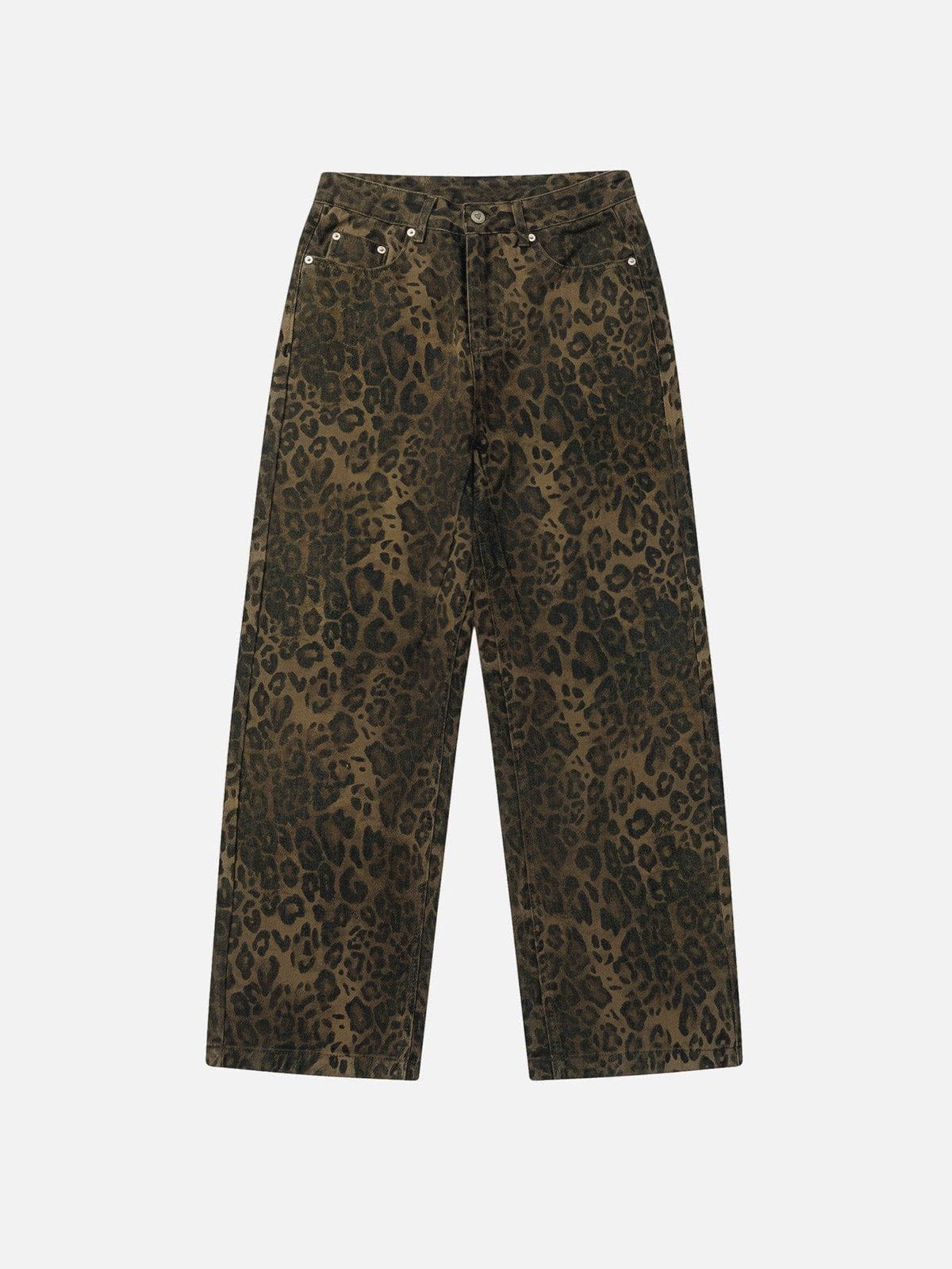 Leopard Print Jeans