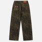 Leopard Print Jeans