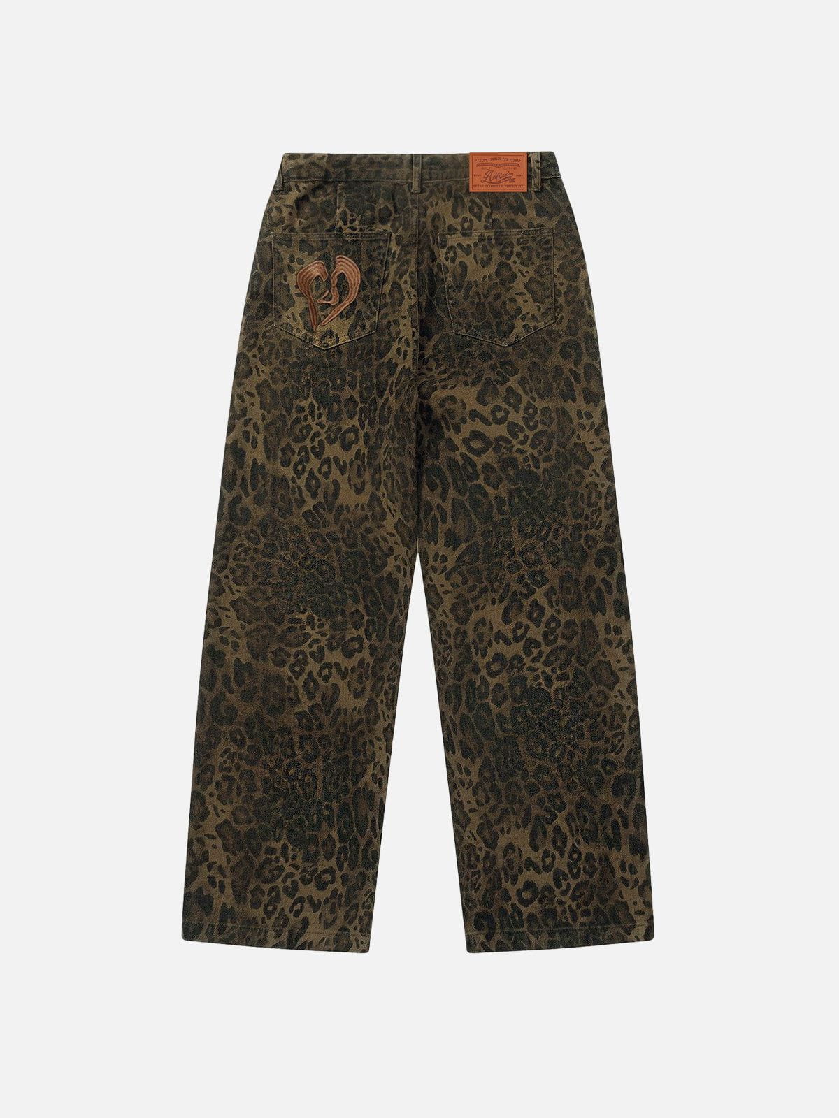 Leopard Print Jeans