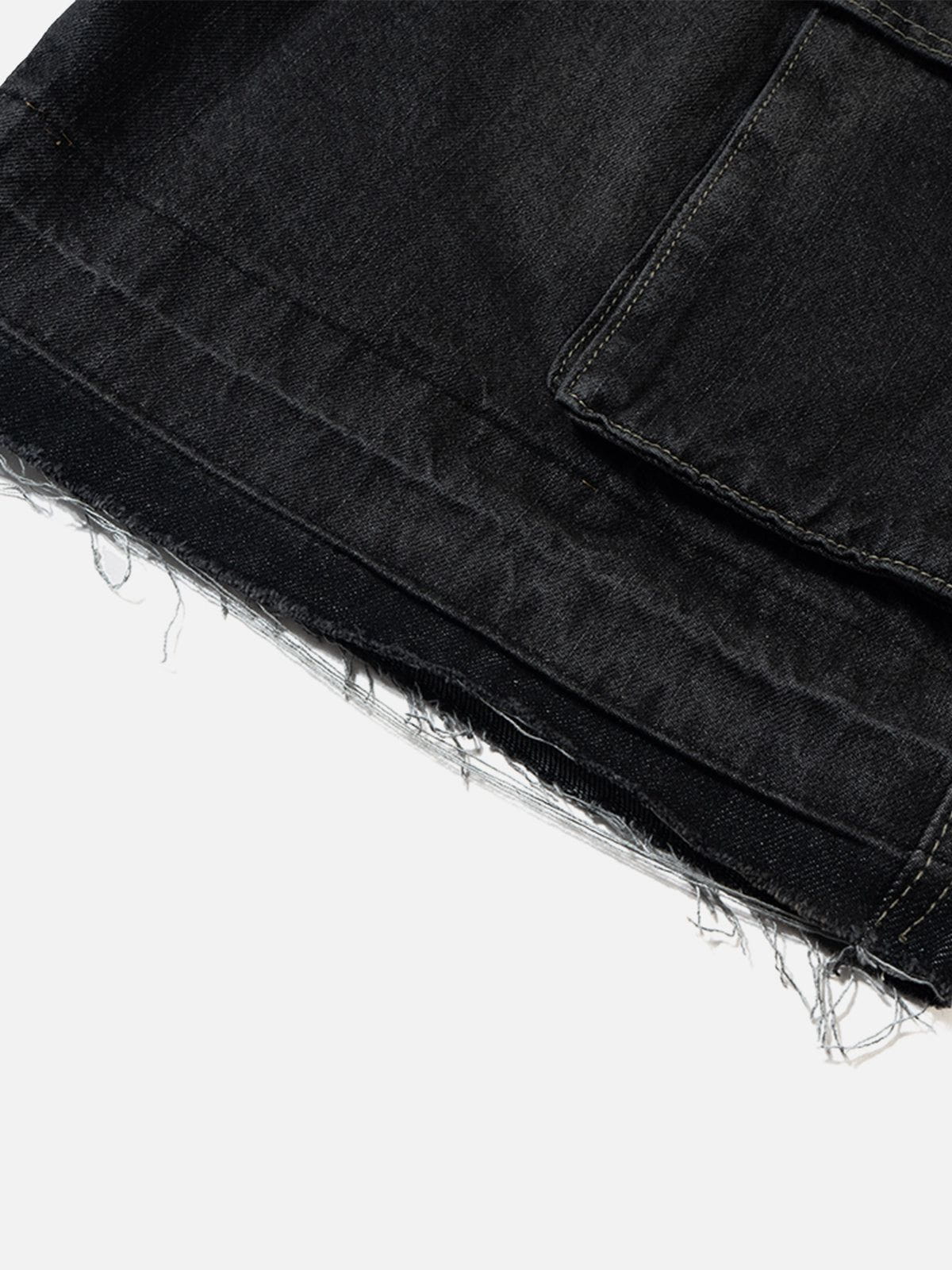 Drawstring Washed Jorts