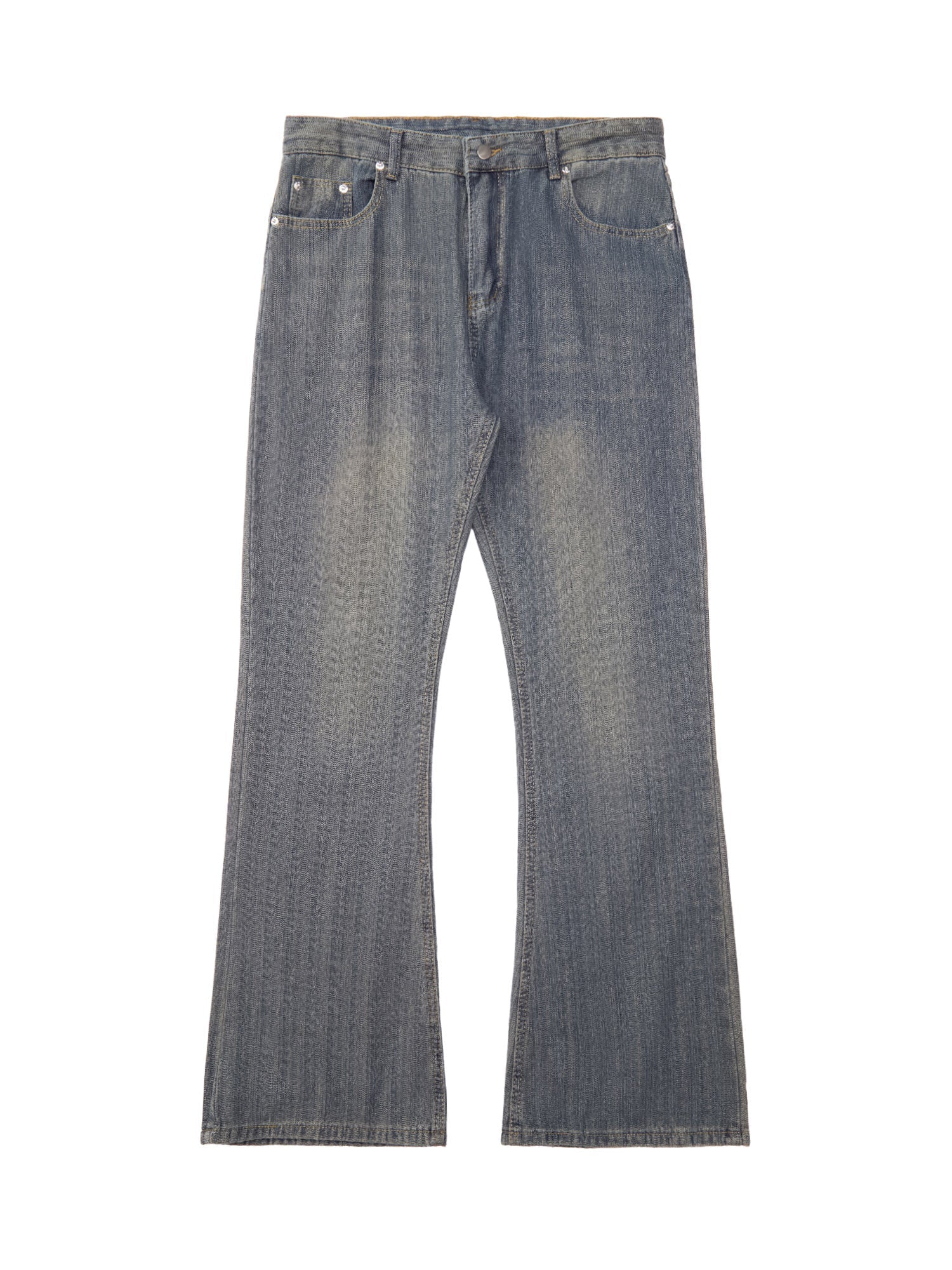 Niche All-match Design Textured Jeans