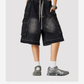 Drawstring Washed Jorts