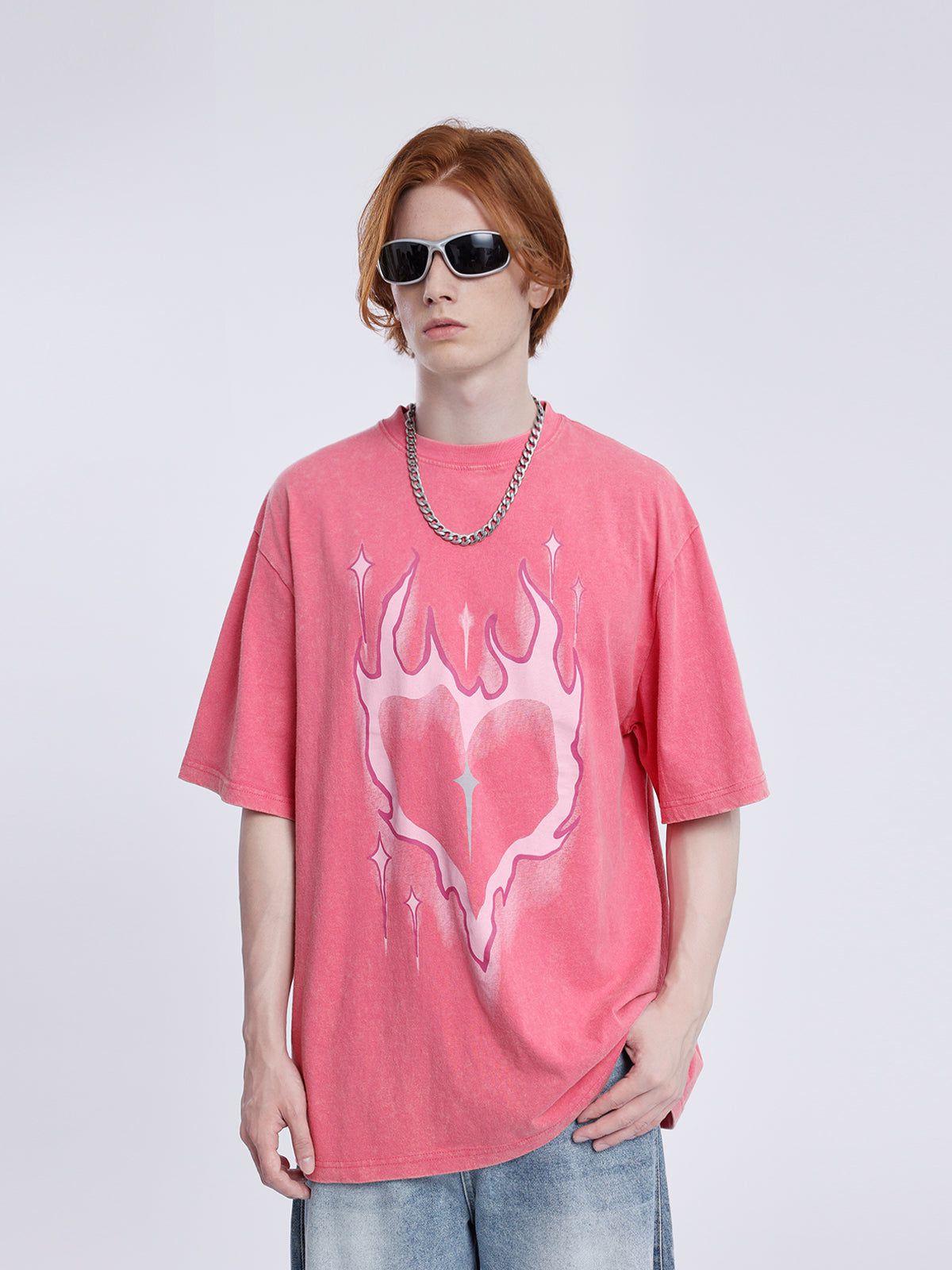 Love Flame Print Tee