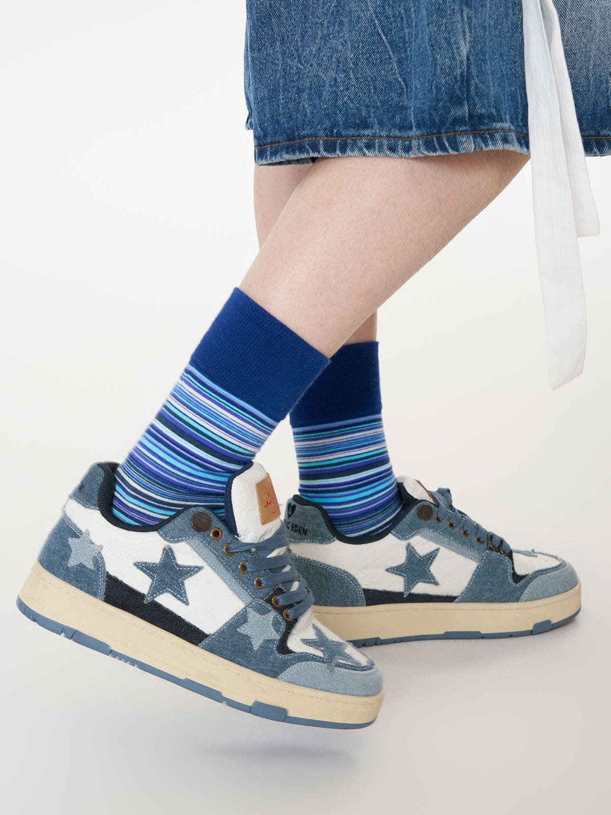 Starry Climb Stars Casual All-Match Denim Shoes