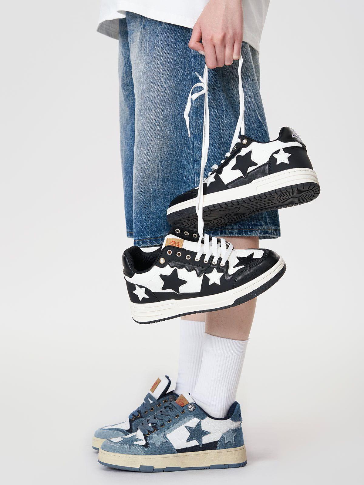 Starry Climb Stars Casual All-Match Denim Shoes