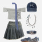 Basic Wrinkle Cropped Tee