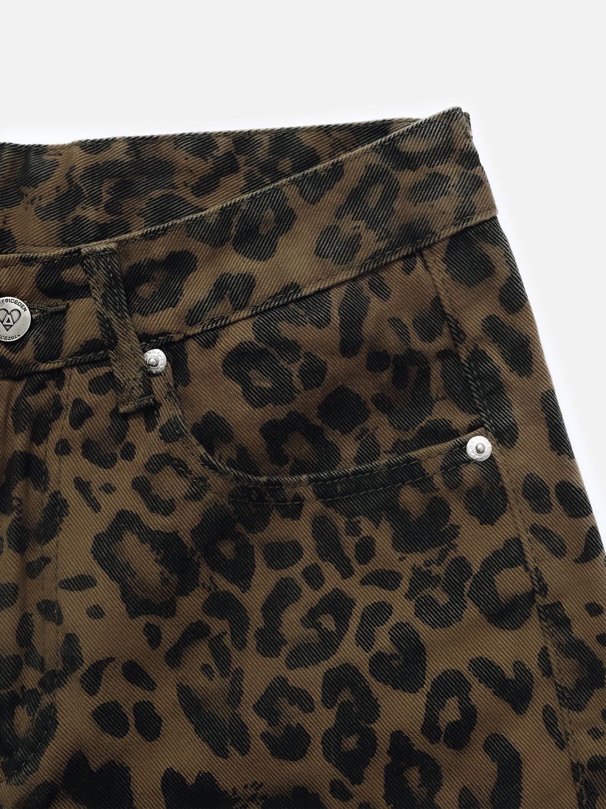 Leopard Print Jeans