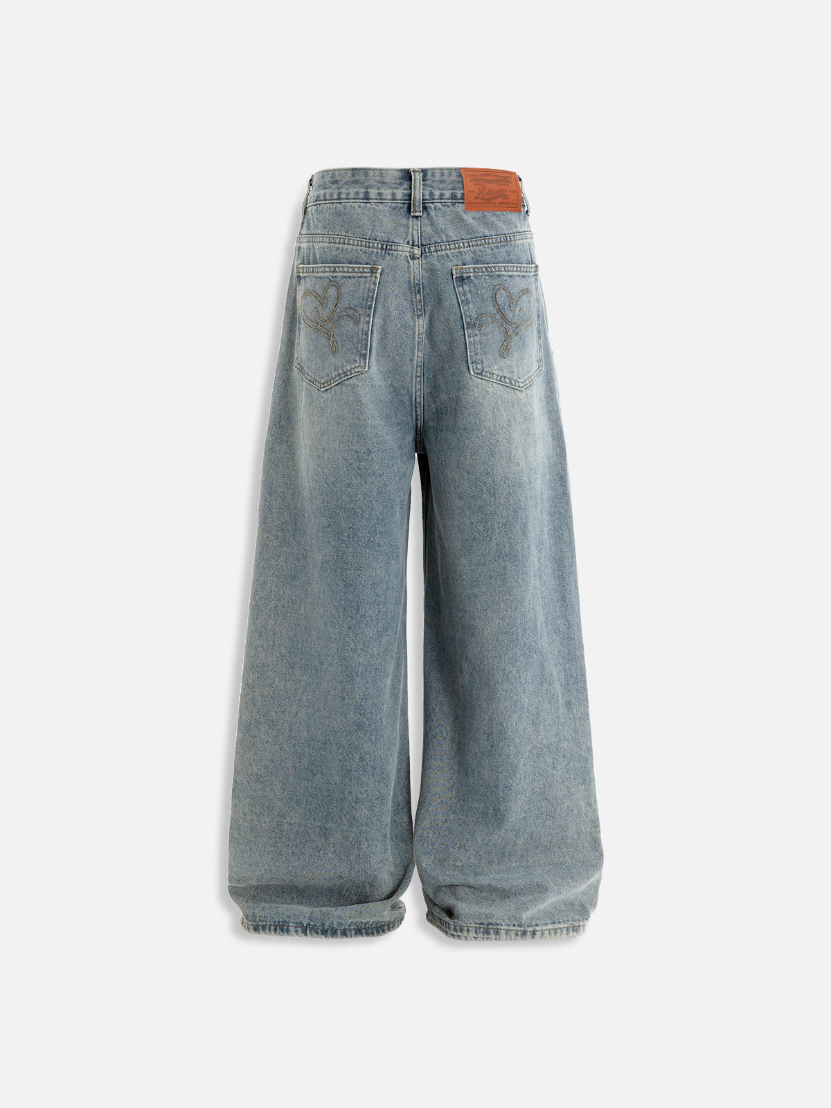 Fringe Baggy Jeans