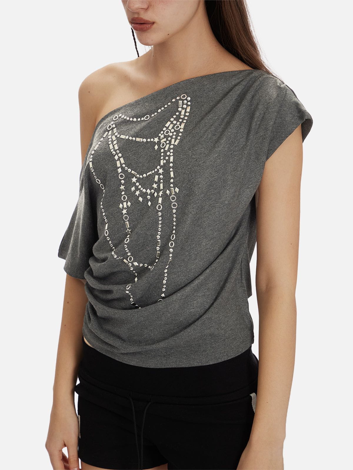 Hotfix Rhinestone Tee
