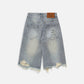 Rhinestone Application Jorts